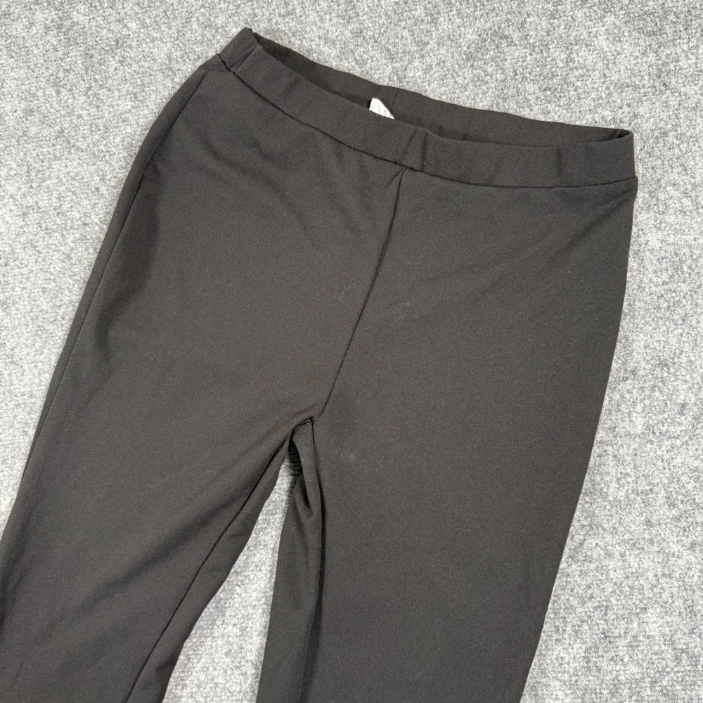 Cotton On Pants ‎ Black Flare Leggings Recycled Plastic Blend M/M Medium Womens